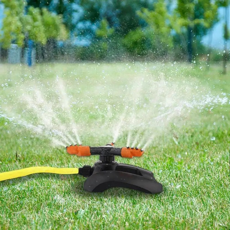 Garden Lawn Rotating Sprinkler Orange