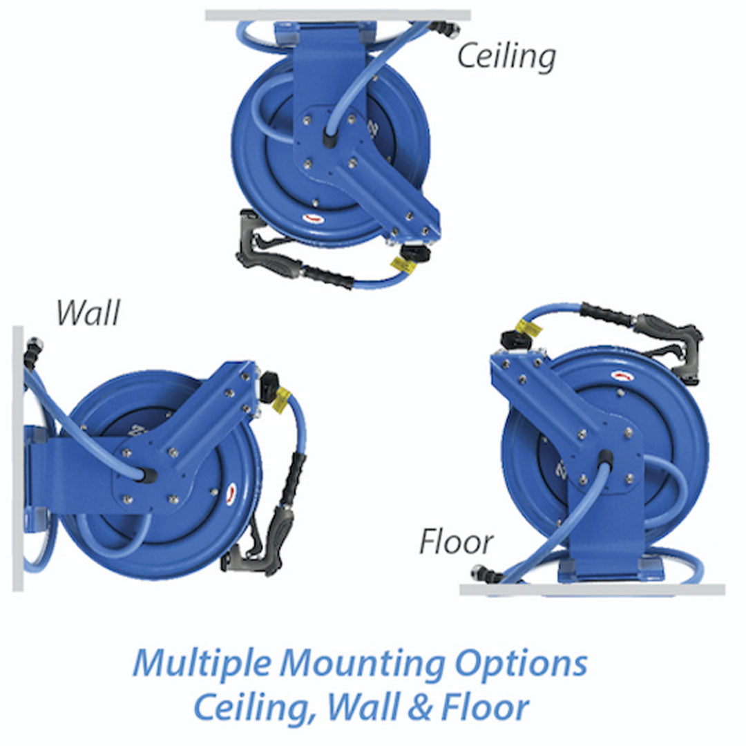 Dual-Arm Auto-Retractable Water Hose Reel