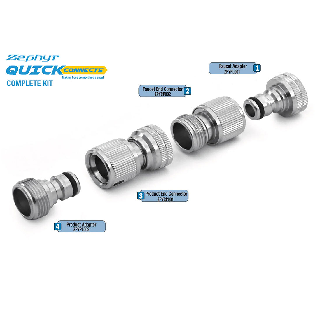 Quick Connects 4 Piece Kit