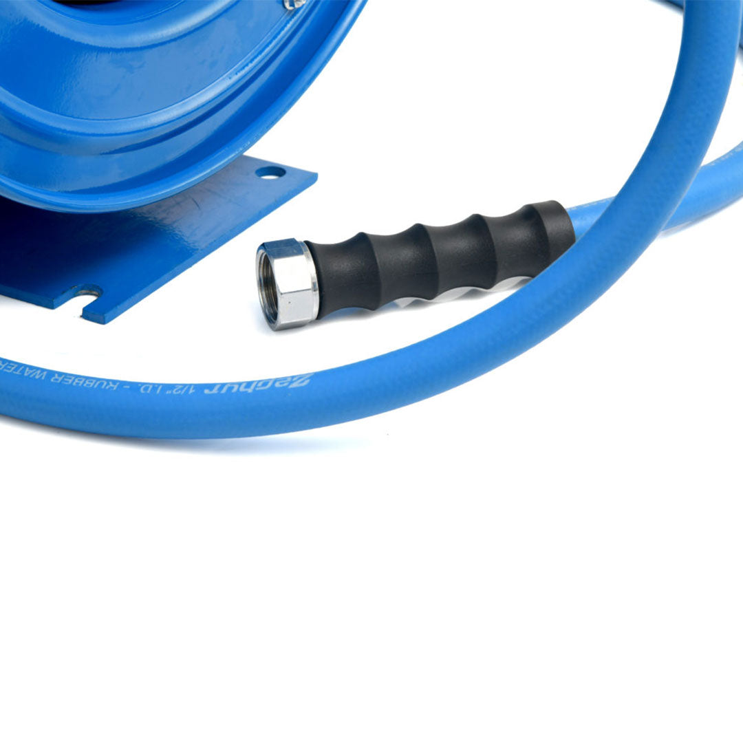 Blue Heavy-Duty Water Hose Reel
