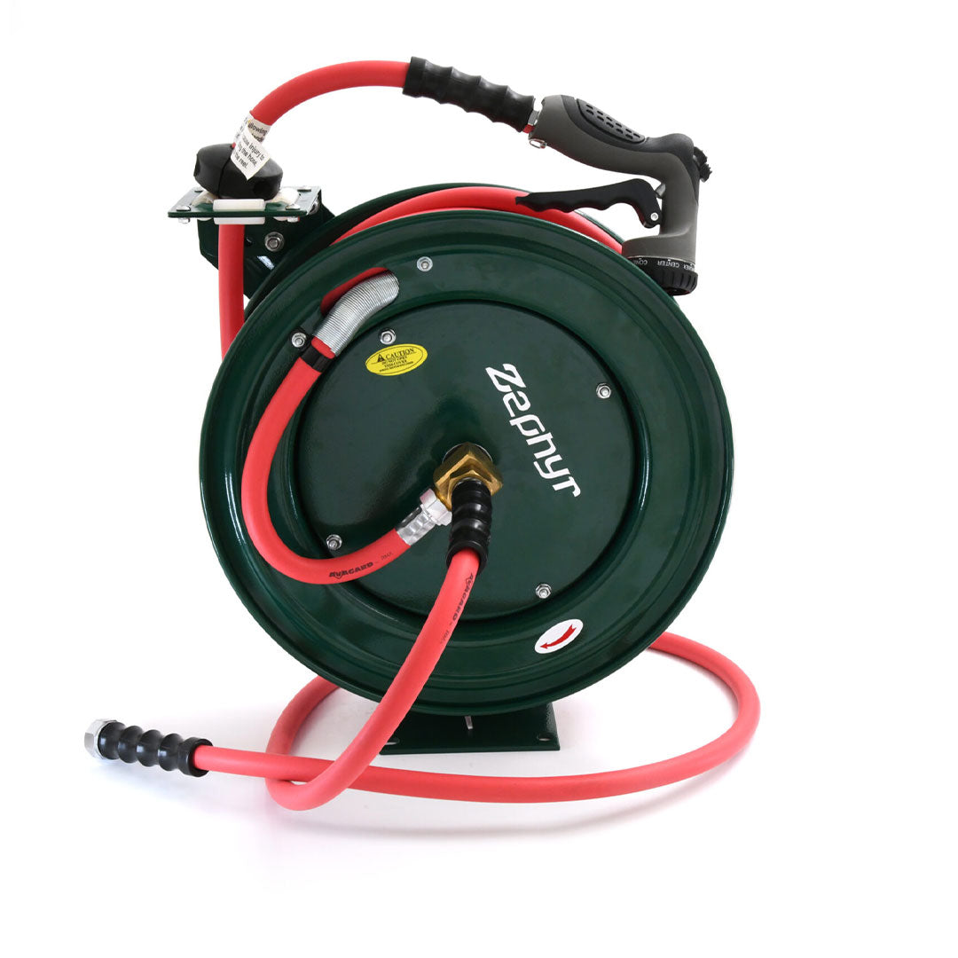 Water Hose Reel with Spray Gun