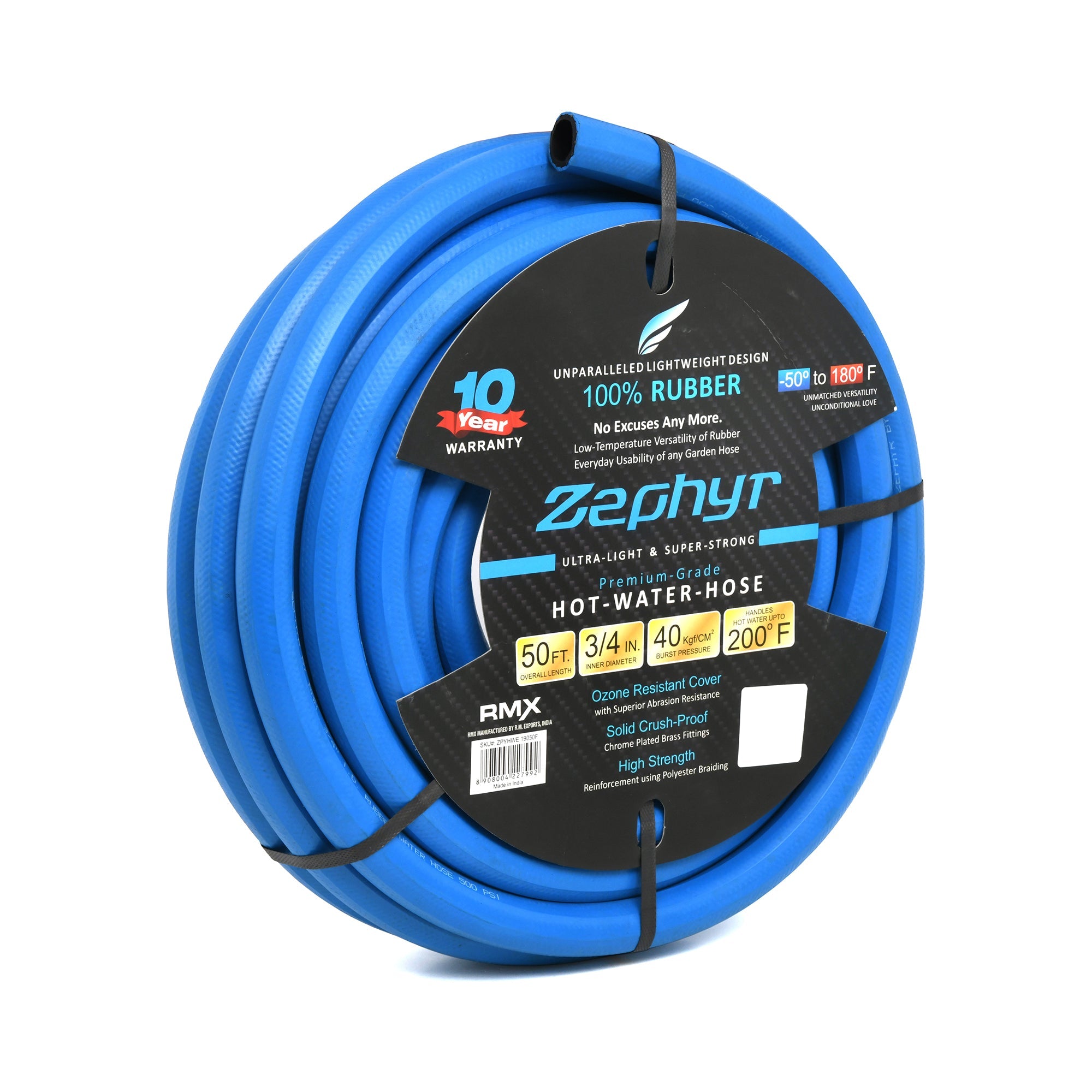 Zephyr Next-Gen Rubber Water Hose 1/2