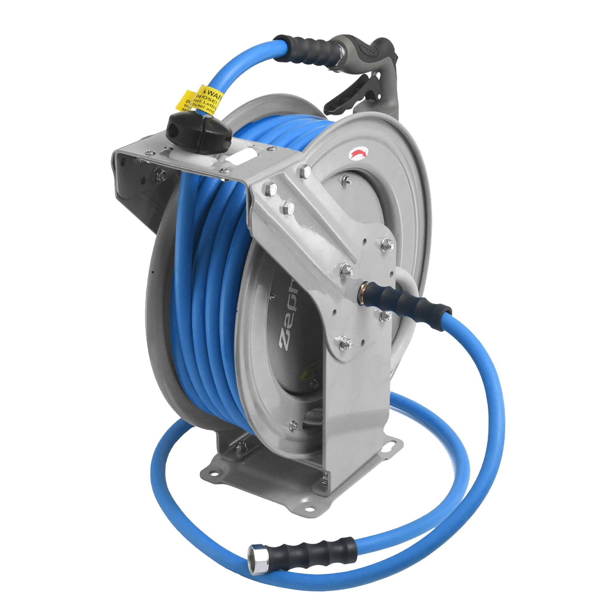Retractable Water Hose Reel - Grey